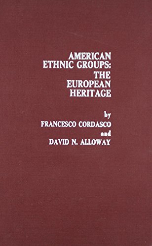 Imagen de archivo de American Ethnic Groups: The European Heritage a la venta por Redux Books