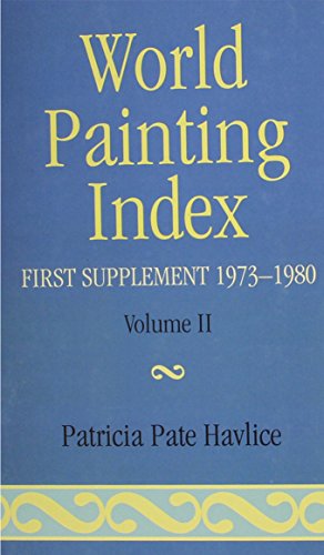 Beispielbild fr World Painting Index, 1973-1980 zum Verkauf von Better World Books Ltd
