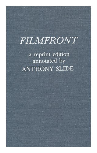Stock image for Filmfront for sale by Dave's Books