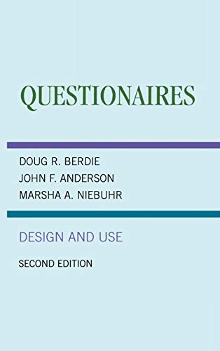 Imagen de archivo de Questionnaires: Design and Use a la venta por HPB-Red