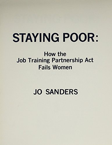 Staying Poor (9780810820678) by Sanders, Jo