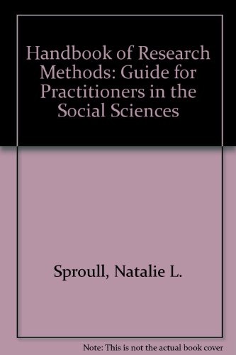 Immagine dell'editore per Handbook of Research Methods : A Guide for Practitioners and Students in the Social Sciences venduto da Better World Books