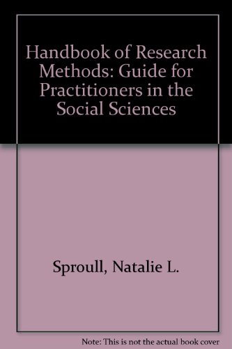 Stock image for Handbook of Research Methods : A Guide for Practitioners and Students in the Social Sciences for sale by Better World Books
