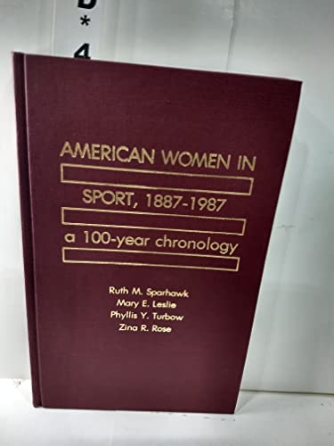 American Women in Sport, 1887-1987: a 100-Year Chronology.