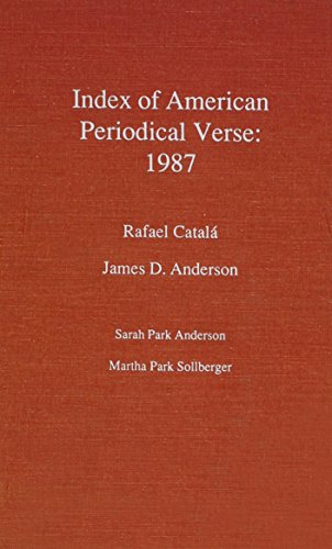 Stock image for Index of American Periodical Verse 1987 for sale by P.C. Schmidt, Bookseller