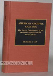 9780810823389: American Archival Analysis