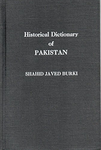 Beispielbild fr Historical Dictionary of Pakistan zum Verkauf von Willis Monie-Books, ABAA