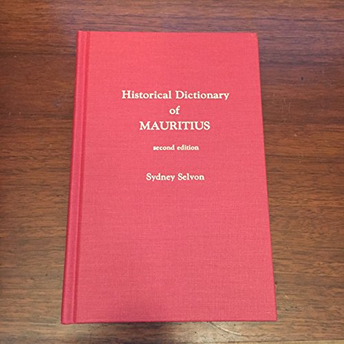 Beispielbild fr Historical Dictionary of Mauritius zum Verkauf von Phatpocket Limited