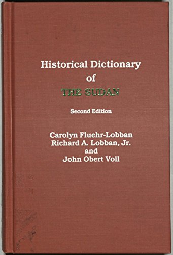 Stock image for Historical Dictionary of the Sudan. 2nd Ed for sale by Bingo Used Books