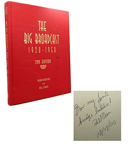 Stock image for The Big Broadcast 1920-1950 for sale by Books of the Smoky Mountains