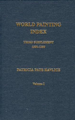 Beispielbild fr World Painting Index: Second Supplement 1980-1989 zum Verkauf von Phatpocket Limited