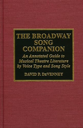 Beispielbild fr The Broadway Song Companion zum Verkauf von HPB Inc.