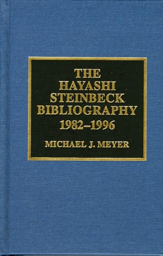 Stock image for The Hayashi Steinbeck Bibliography for sale by Discover Books