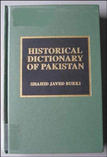 Beispielbild fr Historical Dictionary of Pakistan [Asian/Oceanian Historical Dictionaries No. 33] zum Verkauf von Tiber Books