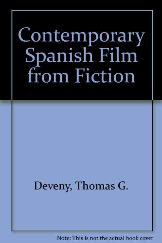 Stock image for Contemporary Spanish Film from Fiction for sale by HPB-Emerald