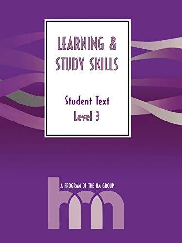 Beispielbild fr Level III Student Text Student Text Hm Learning Study Skills Program zum Verkauf von PBShop.store US