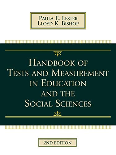 Stock image for Handbook of Tests and Measurement in Education and the Social Sciences for sale by Better World Books