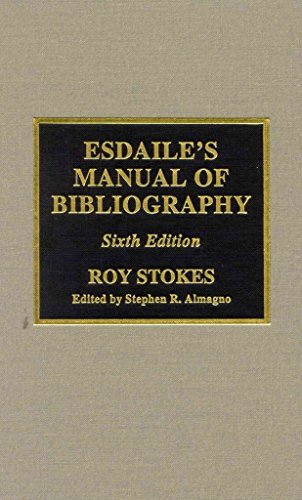9780810839229: Esdaile's Manual of Bibliography