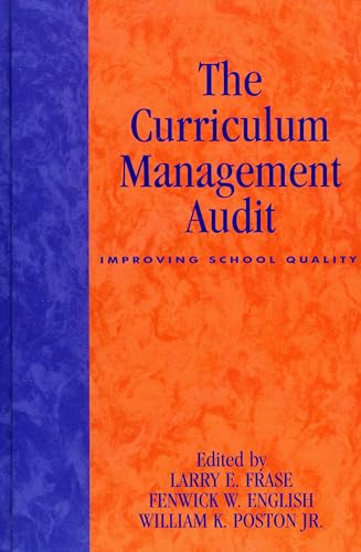 Imagen de archivo de Curriculum Management Audit Improving School Quality a la venta por TextbookRush