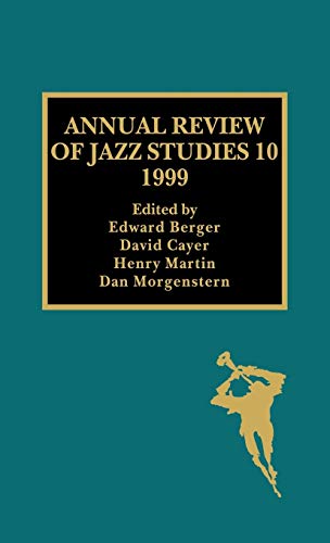 Beispielbild fr Annual Review of Jazz Studies 10: 1999 Format: Hardcover zum Verkauf von INDOO