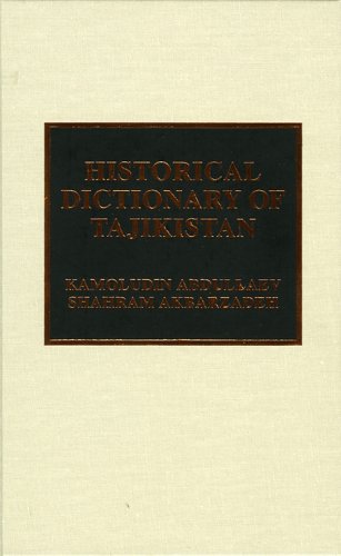 Beispielbild fr HISTORICAL DICTIONARY OF TAJIKISTAN. zum Verkauf von Any Amount of Books
