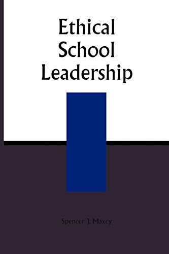 Imagen de archivo de Ethical School Leadership a la venta por Better World Books