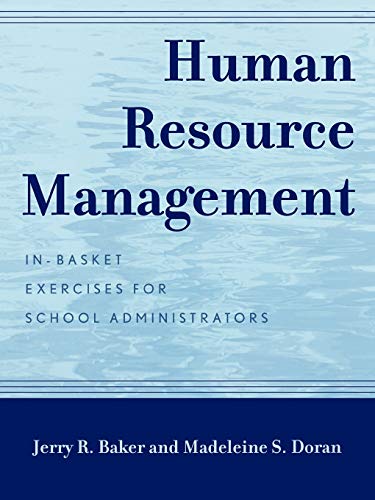 9780810845183: Human Resource Management: In-Basket Exercises for School Administrators