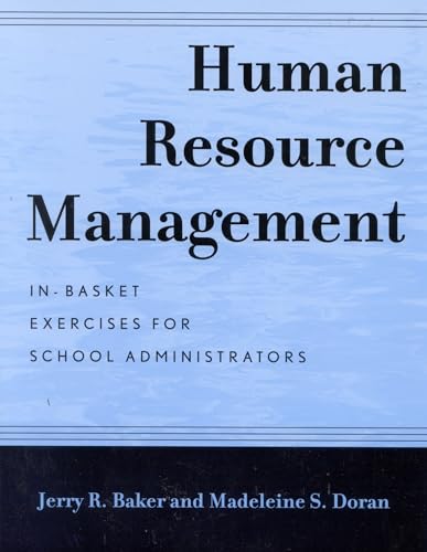 9780810845183: Human Resource Management: In-Basket Exercises for School Administrators