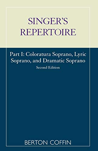 Singers Repertoire, Part I - Coffin, Berton