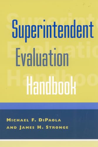 Imagen de archivo de Superintendent Evaluation Handbook a la venta por SecondSale