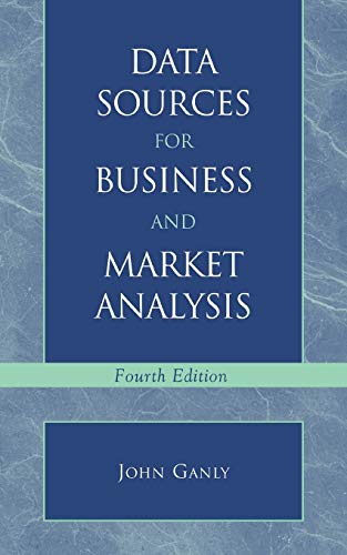 Stock image for Data Sources for Business and Market Analysis: 4th Ed. for sale by Chiron Media