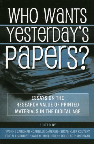 Beispielbild fr Who Wants Yesterdays Papers? zum Verkauf von Kennys Bookshop and Art Galleries Ltd.