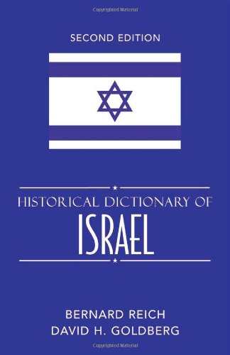 Beispielbild fr Historical Dictionary Of Israel zum Verkauf von Revaluation Books