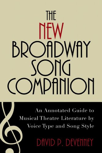 Beispielbild fr The New Broadway Song Companion: An Annotated Guide to Musical Theatre Literature by Voice Type and Song Style zum Verkauf von Dream Books Co.