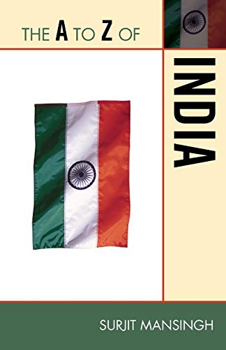 Stock image for The A to Z of India (Volume 208) (The A to Z Guide Series, 208) for sale by HPB-Diamond