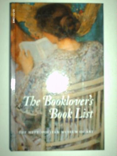 Imagen de archivo de The Booklover's Book List a la venta por Wonder Book