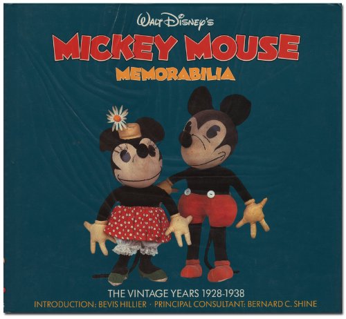 Stock image for Walt Disney's Mickey Mouse Memorabilia: The Vintage Years, 1928-1938 for sale by Wonder Book