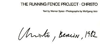 9780810920804: Title: The Running Fence Project Christo