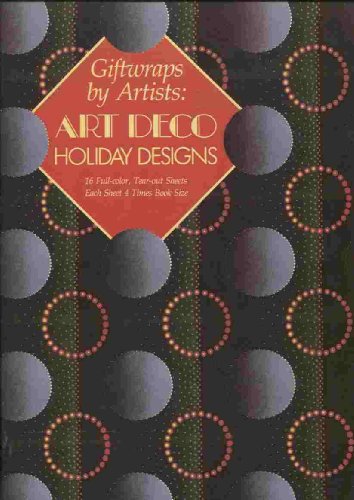 Giftwraps by artists: Art deco. Holiday dessigns.