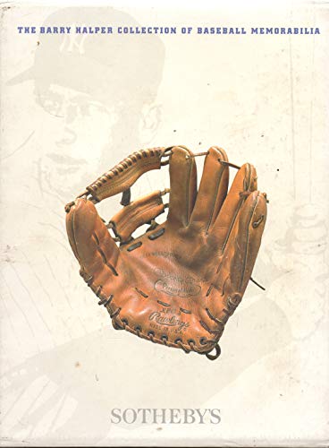 Beispielbild fr Barry Halper Collection of Baseball Memorabilia zum Verkauf von Wonder Book