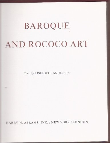 9780810980273: Baroque and Rococo Art (Panorama of World Art S.)