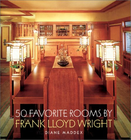 Imagen de archivo de 50 Favorite Rooms by Frank Lloyd Wright a la venta por Better World Books