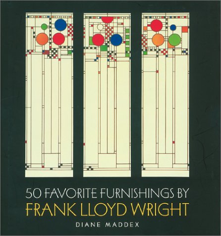 9780810982130: 50 Favorite Furnishings by Frank Lloyd Wright