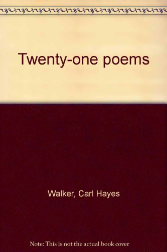 Imagen de archivo de Twenty-one poems a la venta por HPB-Diamond
