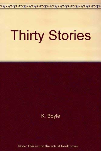 Imagen de archivo de Thirty Stories a la venta por Foxtrot Books