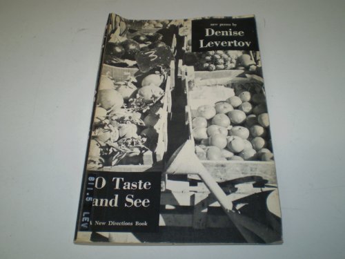 Imagen de archivo de O Taste and See a la venta por Better World Books: West