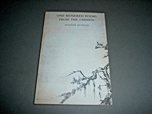 Stock image for One Hundred Poems from the Chinese for sale by Vashon Island Books