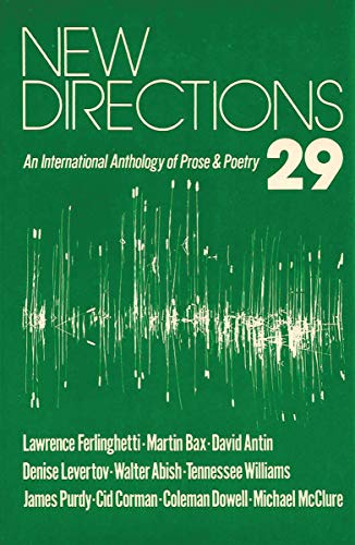 Stock image for New Directions 29 : An International Anthology of Prose and Poetry for sale by Better World Books