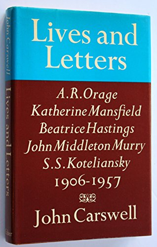 9780811206815: Lives and Letters