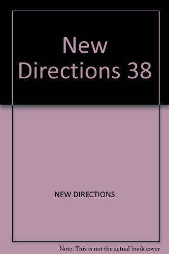 Beispielbild fr New Directions 38 zum Verkauf von Arundel Books